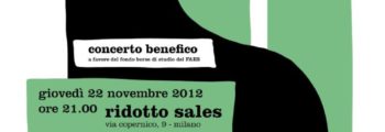 (Italiano) Concerto benefico –  Teatro Ridotto Sales,