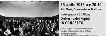 Conservatorio di Musica G. Verdi – “L’Orchestra dei popoli Vittorio Baldoni in concerto”