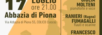 17 Luglio 2021 – La buona novella @ Piona